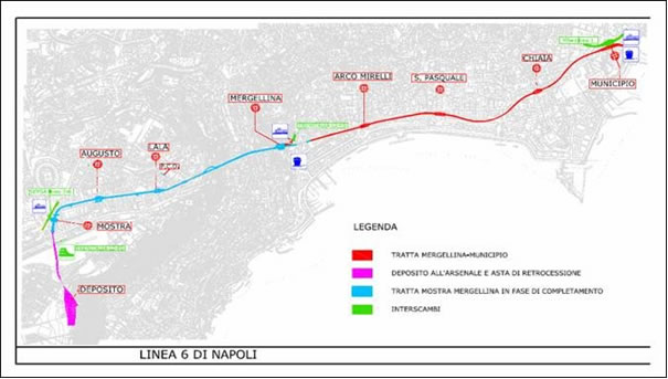 Inaugurata la Prima Tratta della Linea 6 del Metrò di Napoli