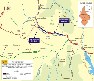 Spagna - Ammodernamento della sezione Fiscal – tunnel di Balopur della N-260