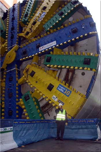 La seconda TBM per la tratta sud dell'autostrada orbitale M-30 di Madrid inizierà i lavori a Marzo