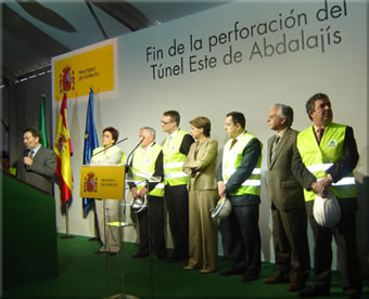 Conclusi i lavori di perforazione della canna orientale del tunnel di Abdalajís sulla linea AVE Cordoba-Malaga