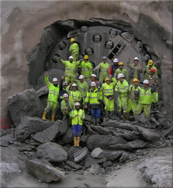 Finisce lo scavo del tunnel di Campanas nel Canale di Navarra