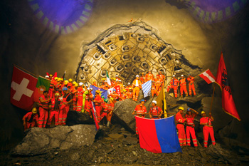 Svizzera - Herrenknecht festeggia il completamento del Gottardo