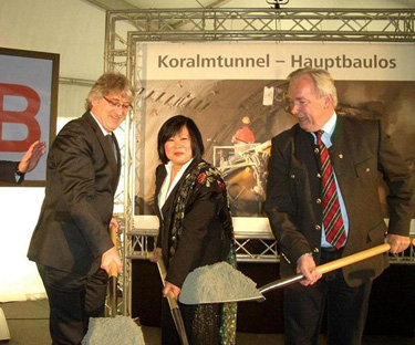 Austria - Iniziati i lavori di scavo del tunnel di Koralm