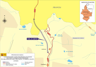 Spagna - Oltre 16 Milioni di Euro per la manutenzione del tunnel di Somport