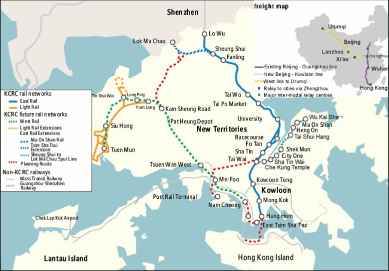 Il prolungamento della linea Lok Ma Chau Spur della East Rail ad Hong Kong è quasi terminato