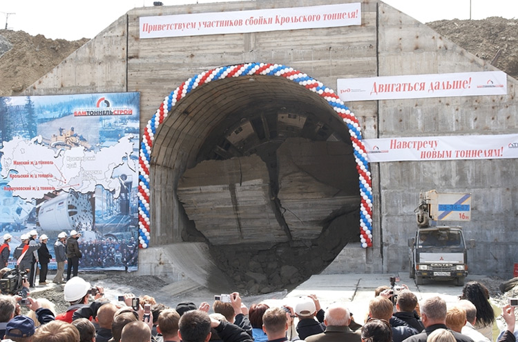 Finito il tunnel Krolsky, inizia la costruzione del tunnel Mansky