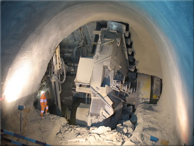 Wirth riceve un premio per la TBE (Tunnel Bore Extender) utilizzata all'Uetliberg