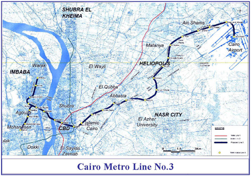 Egitto - Iniziata la seconda fase della costruzione della Linea 3 della metropolitana al Cairo