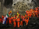 La seconda TBM della Galleria di base del San Gottardo è arrivata a Faido